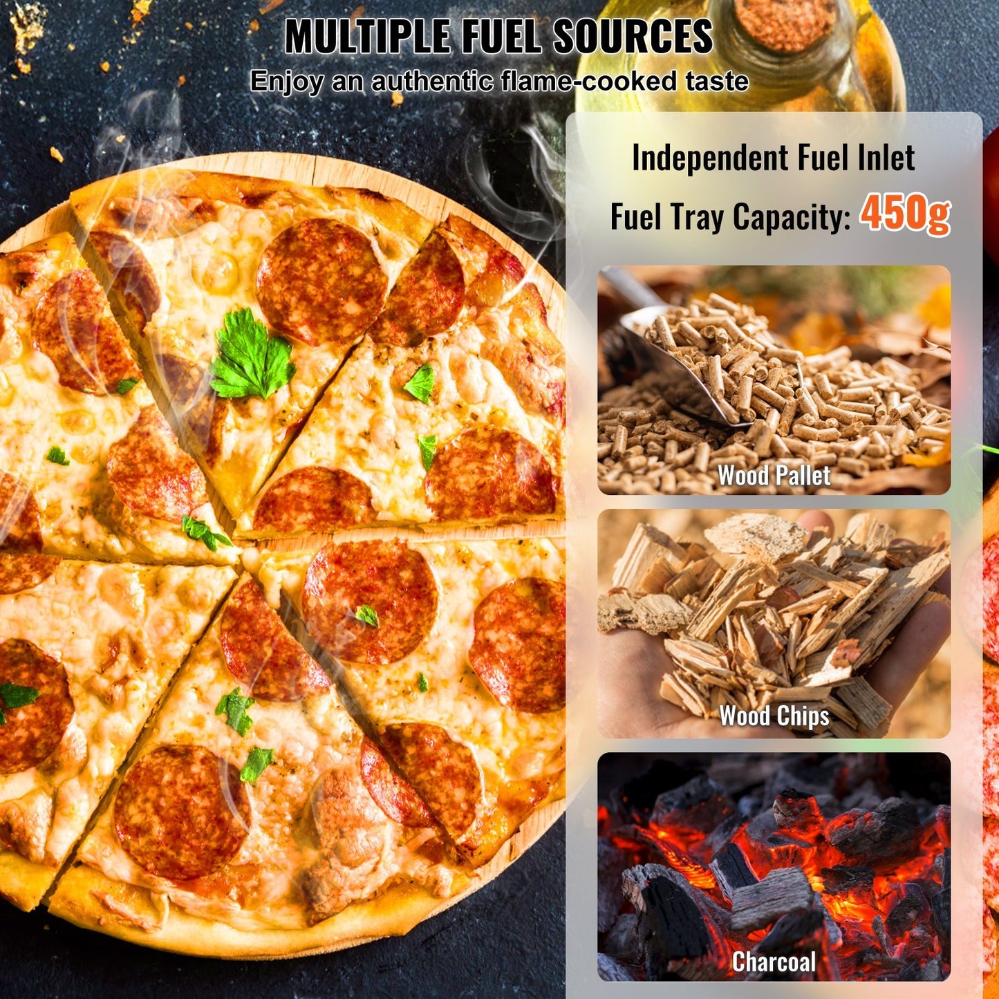 Portable Wood Pellet Pizza Oven