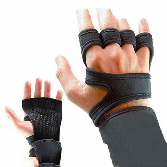 Luvas Antiderrapantes Silicone Palm Protection Fitness Equipment Gloves