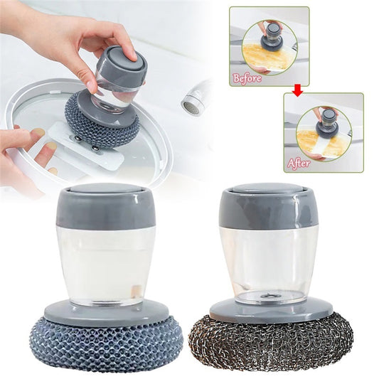 Brush Cleaner Push-type Kitchen Detergent Brush Tools