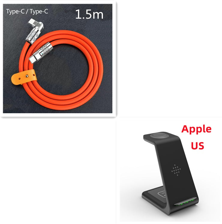 3 in 1 Fast Charging Station with Wireless Support
