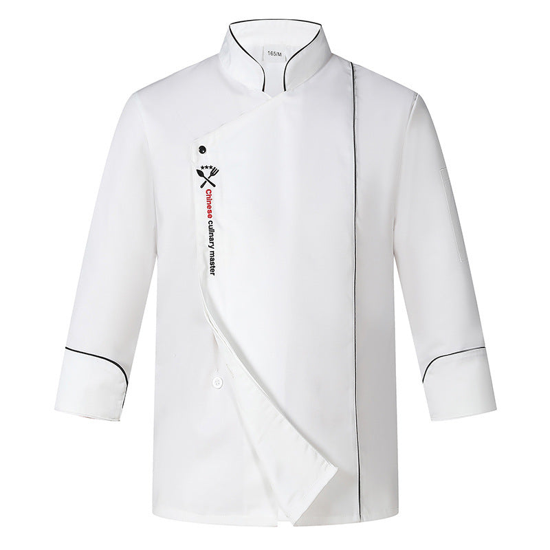 Workwear for men Creative Solid Color Printing Chefs