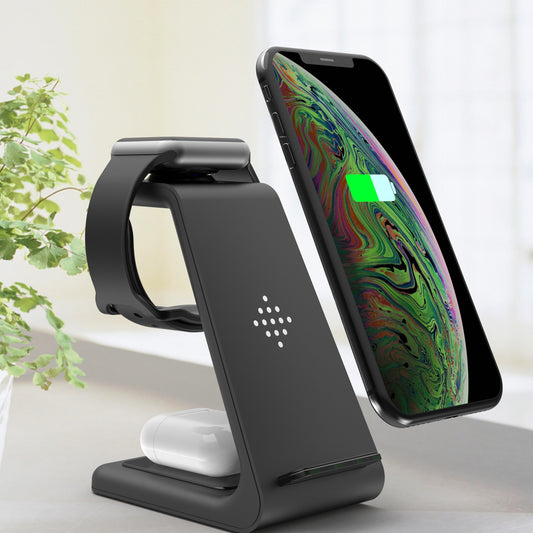 3 in 1 Fast Charging Station with Wireless Support