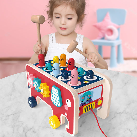 Toy Banging Bench Animal Musical Instrument For Children