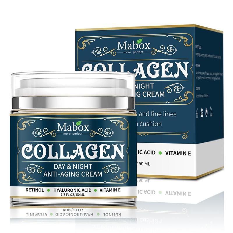 Collagen moisturizing facial cream, skin care, anti-aging facial cream
