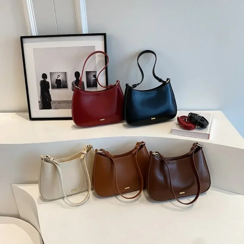 Shoulder Bags for Women Designer Luxury Red Underarm