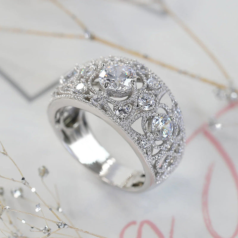Ring Luxury Hollow Design Women