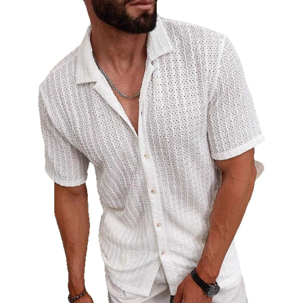 New Men's Fashion Casual Slim Top