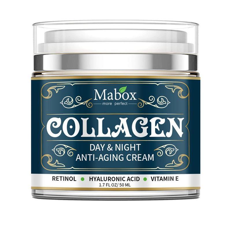 Collagen moisturizing facial cream, skin care, anti-aging facial cream