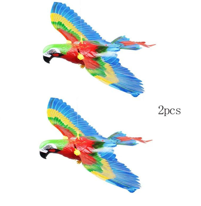 Simulation Bird Cat Interactive Pet Hanging Toys