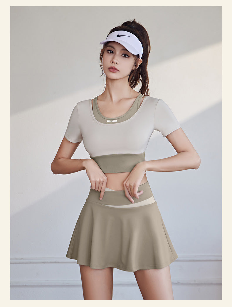 Quick-drying anti-exposure Running Fitness Skirts