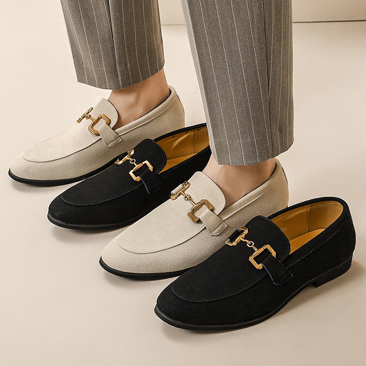 Leather Shoes for Men Fashion Personality Suede