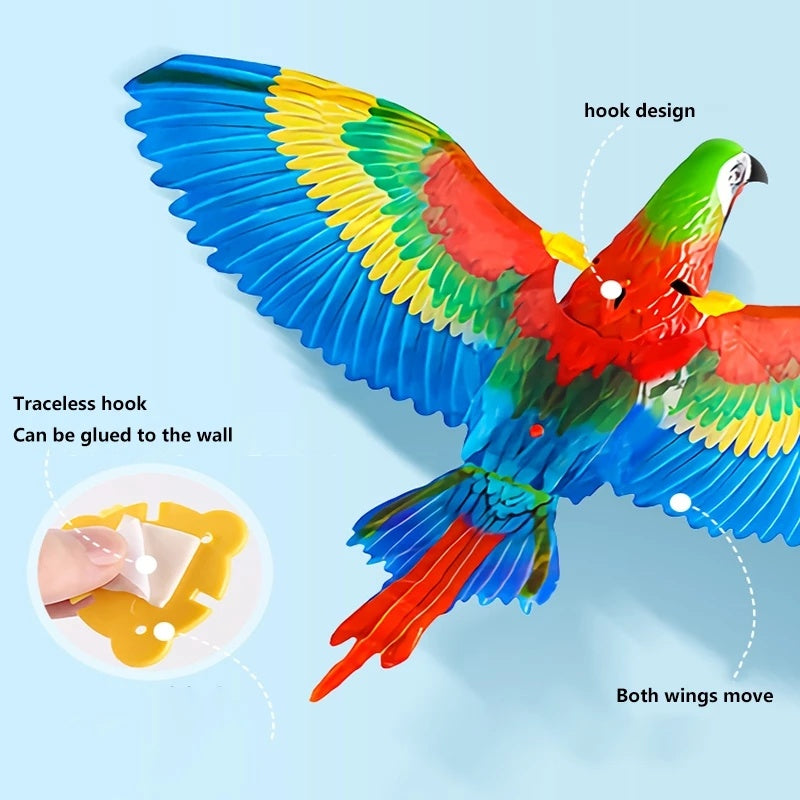 Simulation Bird Cat Interactive Pet Hanging Toys