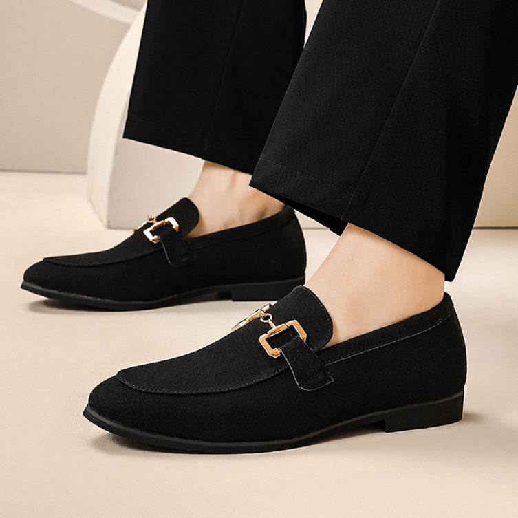 Leather Shoes for Men Fashion Personality Suede