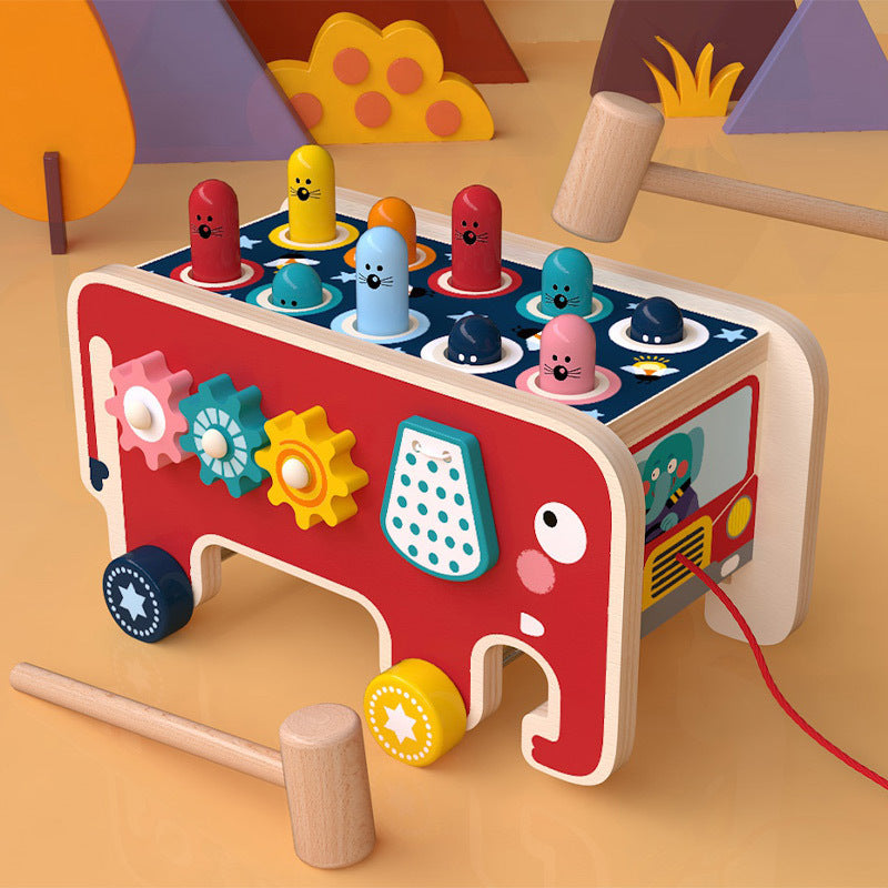 Toy Banging Bench Animal Musical Instrument For Children