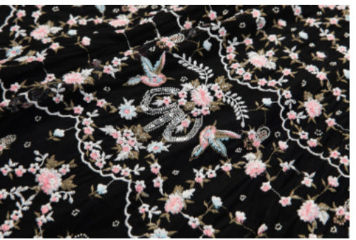 Luxury Embroidered Beads Dress for Women