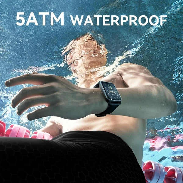 Smart watch for men, built-in Alexa, fitness tracker