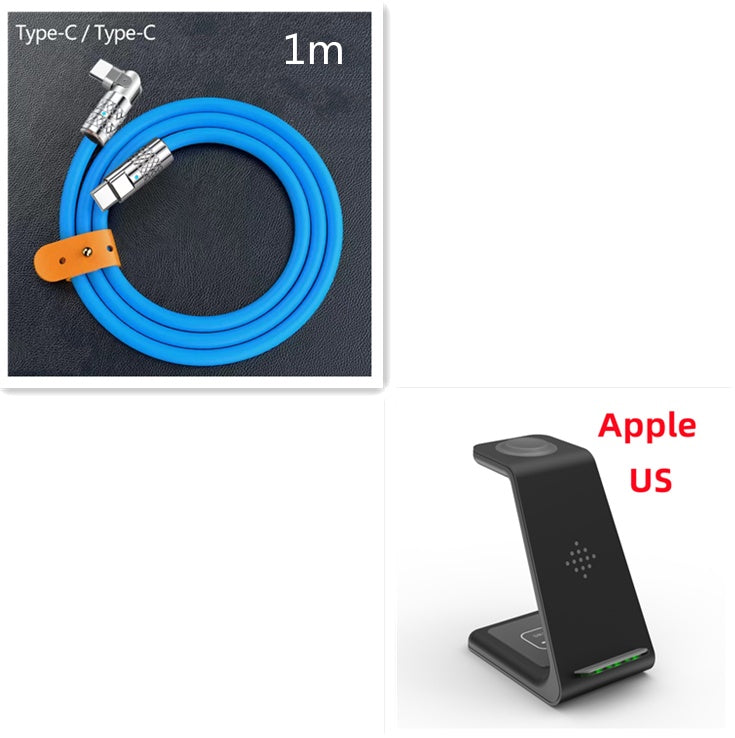 3 in 1 Fast Charging Station with Wireless Support