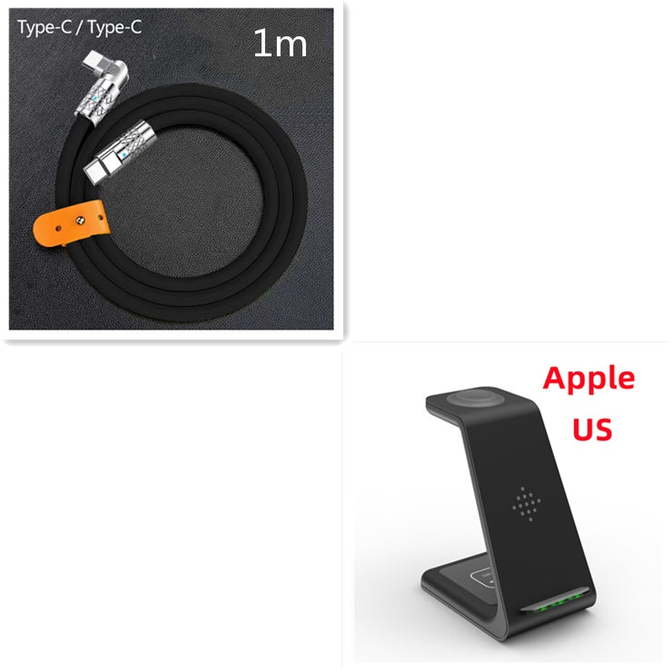 3 in 1 Fast Charging Station with Wireless Support