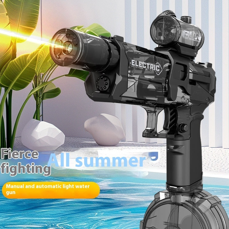 Fire Rat Electric Water Pistol Cool Light Full Automatic Children GiftsAC223