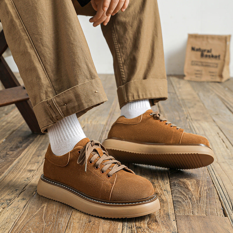 Shoes for men Suede Retro Workwear