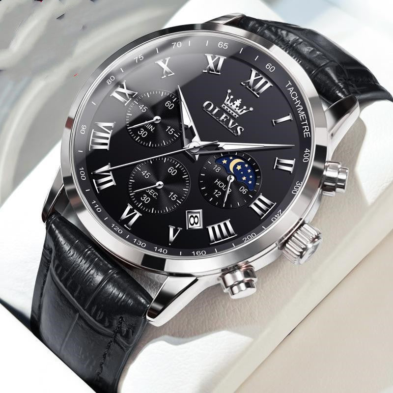 Multi-functional Timing Waterproof Luminous Quartz Watch