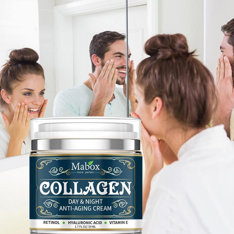 Collagen moisturizing facial cream, skin care, anti-aging facial cream