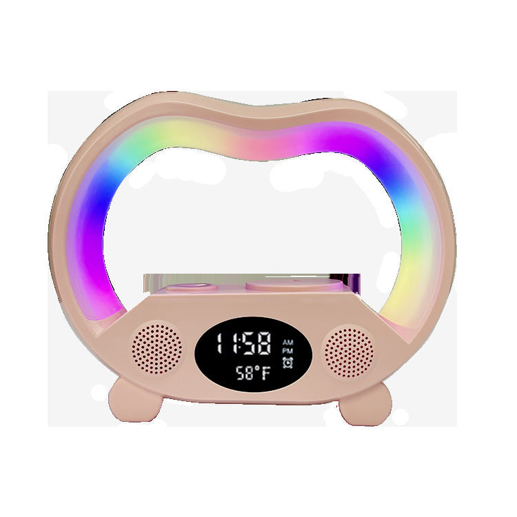 Multifunctional wireless charger Night light Bluetooth compatible speaker