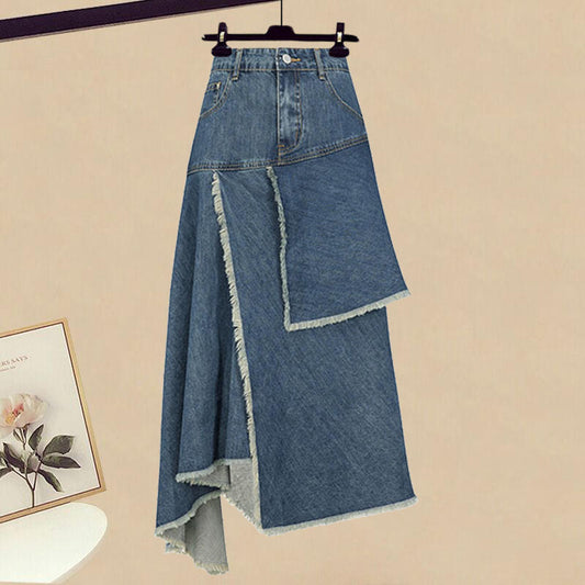Skirts for women Spring Retro Waist