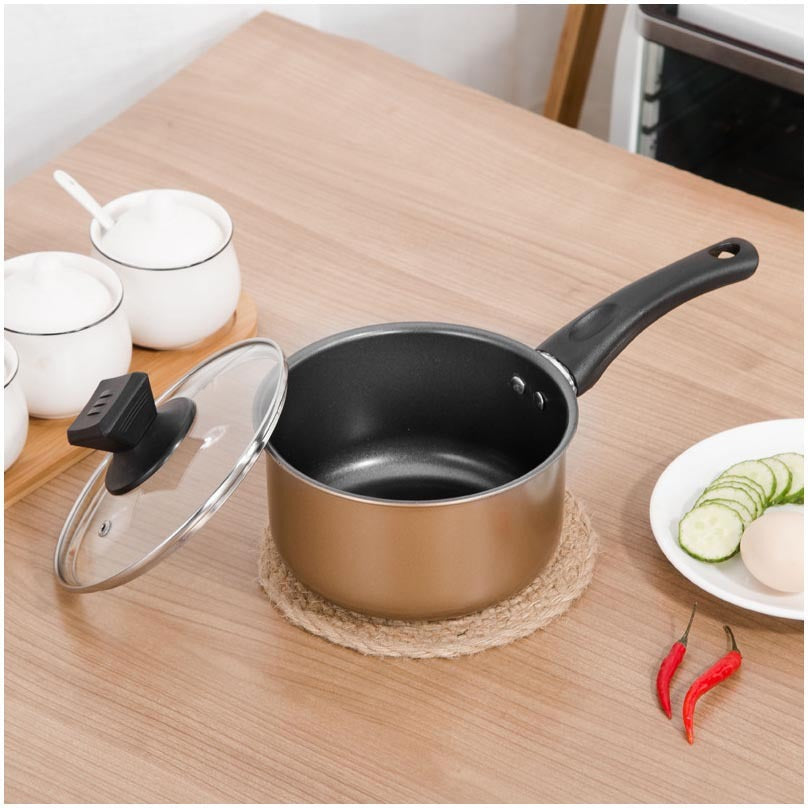 Set of kitchen pans