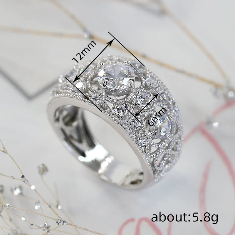 Ring Luxury Hollow Design Women